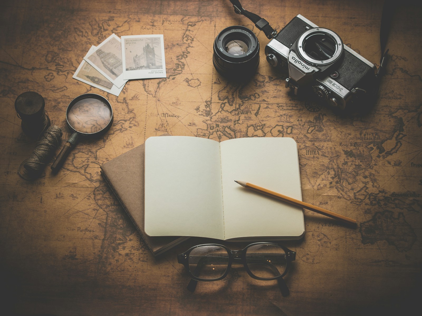 An image illustrating an explorer mapping out their data science journey.