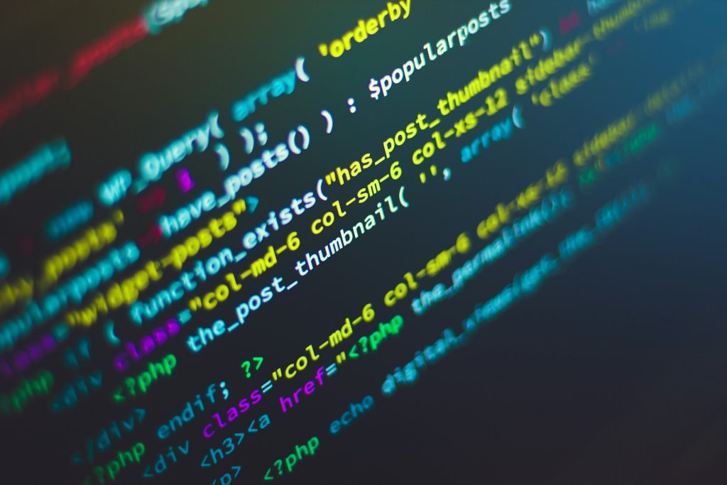 code base image illustrating ruby on rails backend development.