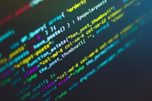 code base image illustrating ruby on rails backend development.